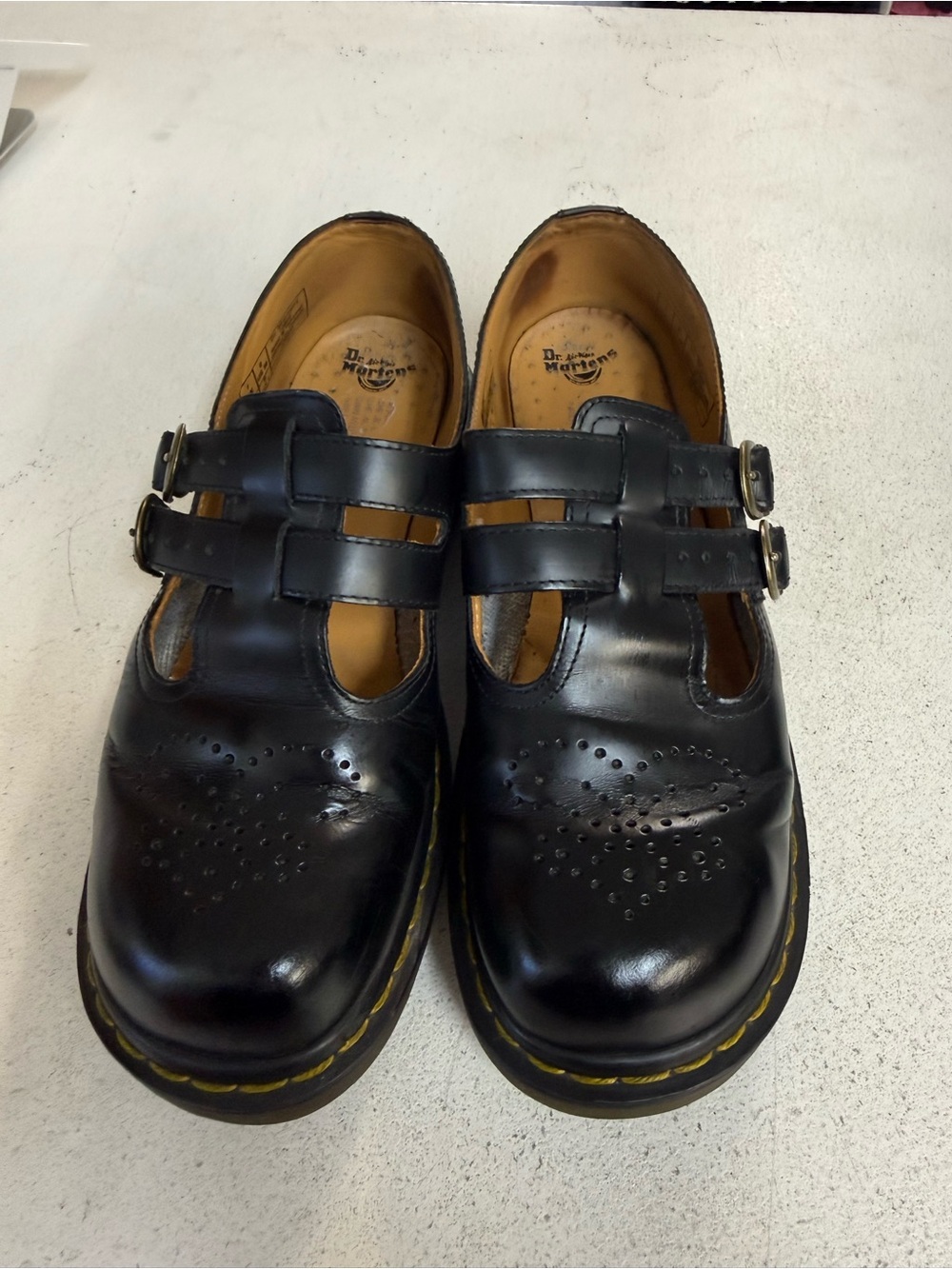 Dr. Martens Black Leather Mary Jane W7